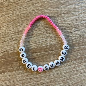 Taylor swift beaded friendship bracelet